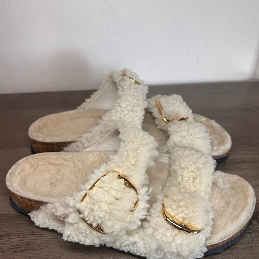 Birkenstock Arizona Big Buckle Shearling SZ 40 - Picture 2 of 6